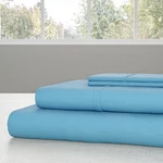 Twin Xl Microfiber Bed Set Hotel Luxury Nice Thin Light Blue. Fixed Price $14.99.