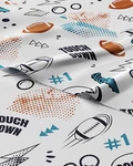 Football Bed Sheets - 3 Piece American Twin Size Sports.... Fixed Price $49.66.