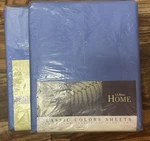 New Bean Sateen Bedding Sheet Set Full Size Flat & Fitted Blue 84 X 105. Fixed Price $95.00.