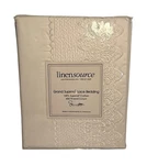 Linen Source Grand Supima Lace Bedding Flat Sheet Full White Nwt. Fixed Price $49.99.