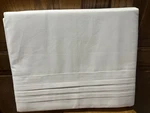 Ralph Lauren - Tuxedo White Pleated Queen Flat Sheet New Rare Vintage. Fixed Price $110.00.