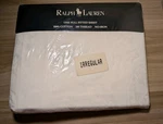 Vintage Ralph Lauren White Floral Full Fitted Sheet 100% Cotton 1987 Nos. Fixed Price $59.99.