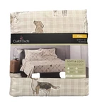 Cuddl Duds Heavyweight Cotton Flannel Puppies Dogs Full Sheet Set New Bedding. Fixed Price $30.97.