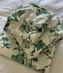 Vintage Springs Ivy Queen Sheet Set Flat, Fitted, 1 Std Sham Green Usa. Fixed Price $50.00.
