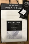 Wamsutta White Sateen 400 Tc Piece Cotton King Sheet Set Dream Zone New. Fixed Price $169.00.