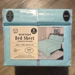 4200 Series King Sheet Set Blue Striped 6 Piece 100% Polyester Machine Wash. Fixed Price $23.00.