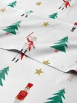 Queen Christmas Nutcracker Ballet Sheet Set - Holiday Xmas Pattern Bedding. Fixed Price $34.99.