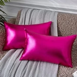 Eucior Decorative Pillows - Fuschia 12" X 20" (pack Of 2), Hot Pink. Fixed Price $23.23.