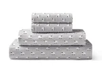 Brielle Home Cotton Super Soft Flannel Bed Sheet Set - Sheep Light Grey Queen. Fixed Price $30.00.