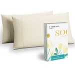 Carressa Linen 100% Egyptian Cotton Standard/queen Size Pillow Cases Set Of 2.... Fixed Price $30.46.