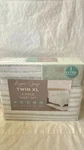 New Kaycie Gray 4-PC. Microfiber Sheet Set ,dashed Stripe Bundle Twin Xl Green. Fixed Price $23.19.