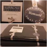 Nos Vintage Wamsutta Supercale Plus Twin Fitted Sheets Pine Green Binx. Fixed Price $35.86.