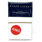 Ralph Lauren Palmer Percale Cotton King Flat Sheet White Brnsd Chms Nip. Fixed Price $164.03.
