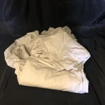 Amazon Basics Cotton Blend Twin Bed Sheet Set Light Gray. Fixed Price $19.99.