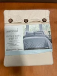 Aircloud Queen Sheet Set 100% Cotton Beige Vintage Wash Breathable Soft Smooth. Fixed Price $28.99.