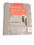Beautiful Drew Barrymore Signature Floral Fawn Full Sheet Set 4-PIECE. Fixed Price $42.00.
