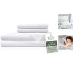 Elegant White 4-PIECE Queen Sheet Set Cooling Moisture-wicking Performance. Fixed Price $94.04.