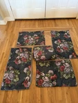 1872 By Bloomingdale Ashton Floral King Size Duvet Cover 4 Shams. Fixed Price $56.85.
