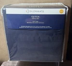 Colormate Microfiber Royal/navy Blue Queen Sz Sheet Set Sears Brushed Polyester.. Fixed Price $34.99.