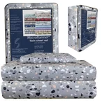 Thermee Micro Flannel Twin-size Sheet Set Machine Wash Dry No Pilling 14 Deep. Fixed Price $94.27.