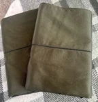 Htf Ralph Lauren 624 Solid Sateen Pair Of Standard Pillowcases Tweed Green. Fixed Price $85.00.