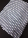 Vintage Ralph Lauren Classic Blue & White Striped Twin Flat Sheet 100% Cotton. Fixed Price $38.00.