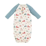 Mud Pie H4 Baby Boy Farmhouse Take Home Gown 0-3MO Sleeper 10800071. Fixed Price $24.74.