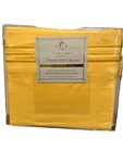 Clara Clark Premier 1800 Collection Deluxe Deep Pocket Sheet Set, Full Yellow. Fixed Price $23.99.