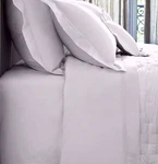 $345 Yves Delorme Triomphe Nuage Fitted Sheet 75X85 Lavender Light Purple Sateen. Fixed Price $235.00.