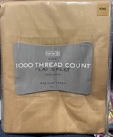 Target Home -king 1000 Thread Count 100% Cotton Flat Sheet-gold--new. Fixed Price $34.99.