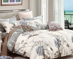 Open Box Item: Daisy Silhouette 100% Cotton Bedding Set: 3PC Duvet Cover. Fixed Price $45.21.