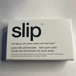 Slip Pure Silk Pillowcase, Queen White 20 X30 Invisible Zipper - New Sealed. Fixed Price $60.00.