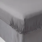 Room Essentials 4PK Grey Solid Microfiber Fitted Twin/twin Xl Dorm Bed Sheets. Fixed Price $21.99.
