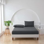 Essn 500TC Cotton Sateen Fitted Sheet Set (charcoal) - King. Fixed Price $132.60.