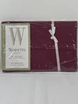 Wamsutta Supercale Plus King Flat Sheet 200 Tc Poly/cotton Burgundy Usa New Nip. Fixed Price $24.99.