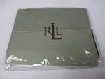 New Ralph Lauren 350TC Bayleaf Green Flat Sheet - Queen. Fixed Price $129.99.