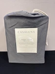 Casaluna Full Size 500 Thread Count Washed Supima Sateen Sheet Set - Dark Gray. Fixed Price $35.97.