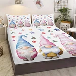 Christmas Fitted Sheet Set Kids Teen Girls Winter Snowflake Bedding. Fixed Price $32.33.
