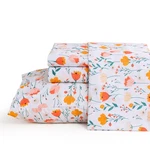 Jsd Tulip Floral Sheet Set Full Size, 4 Piece Spring Printed Microfiber Bed S.... Fixed Price $30.68.