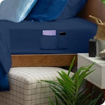 Fitted Bottom Sheet Queen Dual Pocket Premium 1800 Microfiber Ultra-soft W. Fixed Price $31.11.