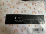 Cgk Unlimited 8541811754 Luxury Bed Sheet Set - Piece, Rainbow Print. Fixed Price $25.00.