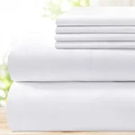 Hotel Luxury Bed Sheets Set 6 Piece(queen, White) - Super Soft 1800 Thread Co.... Fixed Price $40.70.