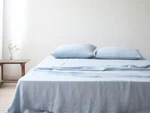 Linen Set 100% Organic Flax Bed Flat With Pillowcases. Fixed Price $65.00.
