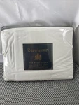 Ralph Lauren - One Queen Flat Sheet 250 Thread Count, 60X80 In White New. Fixed Price $35.00.
