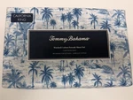 Tommy Bahama California King Surfside Blue Palm Percale Sheet Set New. Fixed Price $89.95.