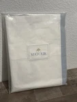 Matouk New Single Euro Sham 27X27 Oberlin 350TC Percale White/blue Philippines. Fixed Price $52.00.