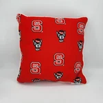College Covers Nc State Wolfpack Throw Pillow Os Red Logo Tuffy Mascot Decor. Fixed Price $21.99.
