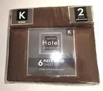 Hotel Signature King Sheet Set 6 Piece Chocolate Brown. Fixed Price $60.00.