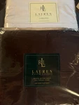 New Ralph Lauren Estate Sateen King Flat Sheet Damask Umber Almond 370 Thread. Fixed Price $90.19.