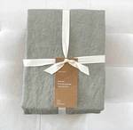 West Elm European Flax Linen Sheet Set Queen Celadon Melange Nwt. Fixed Price $229.00.